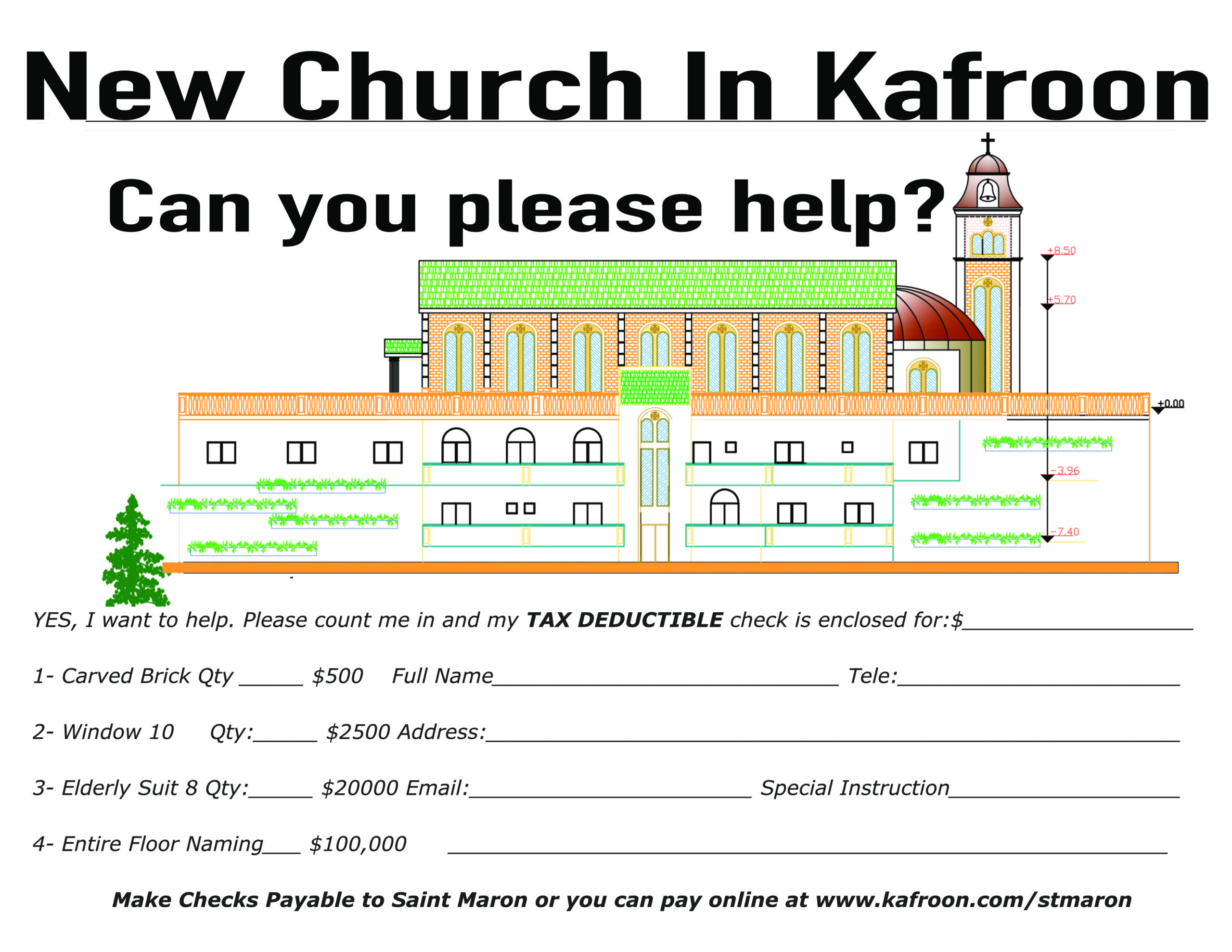 Building a New Church in Kafroon: A Community Project